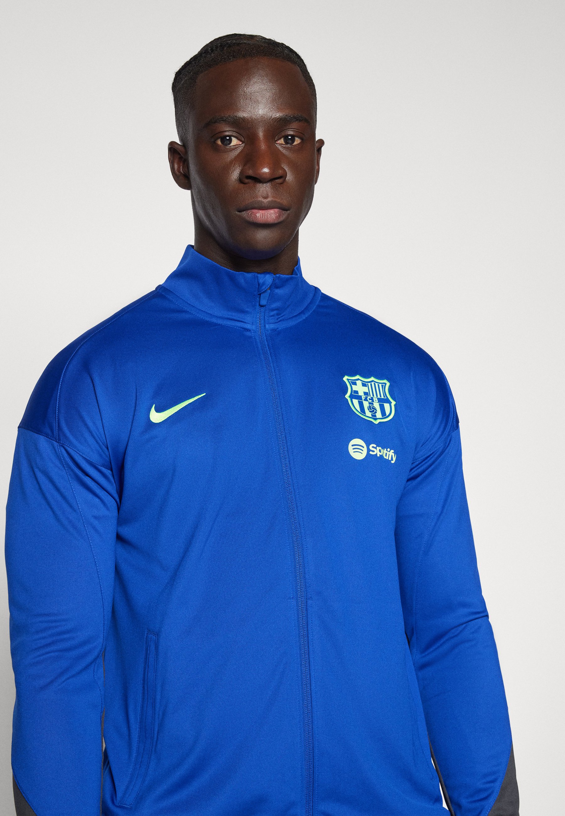 Nike FC Barcelona ピステ MEN'S M ネイビー Nike Performance FC BARCELONA NIKE DF STRIKE TRACKSUIT THIRD