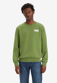 Levi's® STANDARD FIT GRAPHIC CREWNECK SWEATSHIRT - Felpa - dill