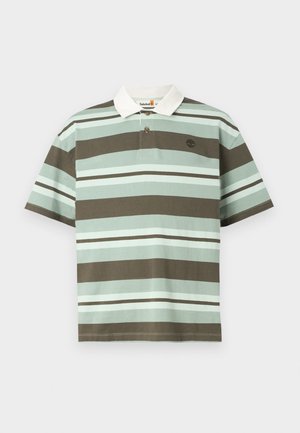 Timberland STRIPED RUGBY  - Polo shirt - green bay