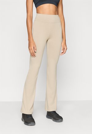 ICONS HIGH WAIST FLARE LEGGINGS - Leggingek - dune