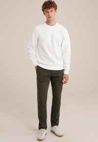 WE Fashion THE JOG - Pantaloni chino - green