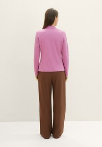 TOM TAILOR STRUCTURE - Blazer - mauvy plum