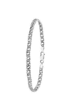 DUBBELE GOURMET - Bracelet - silver coloured