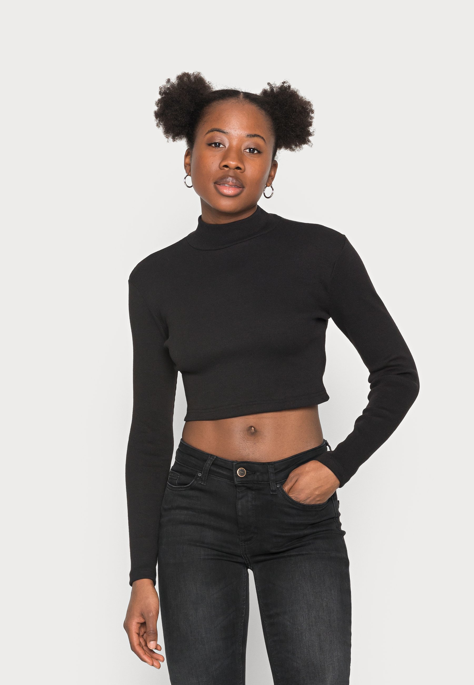 Missguided HIGH NECK CROP 2 PACK 