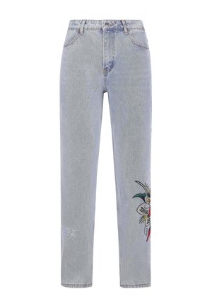 Ed Hardy, TRUE-TILL-DEATH DIAMANTE  - Vaqueros boyfriend - bleach