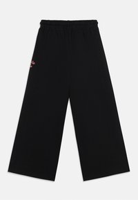 Calvin Klein Jeans WIDE LEG PINTUCK PANT - Tepláky - black