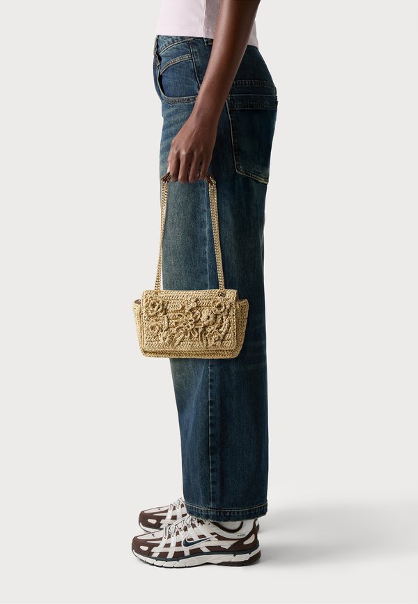 SHOULDER BAG FLOWER GARDEN NATURAL COLOR  - Handbag - natural color