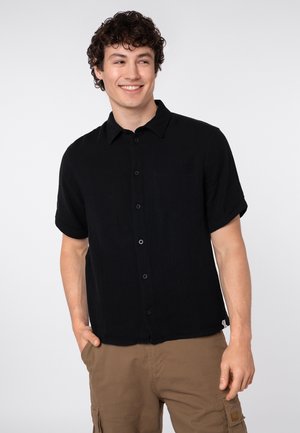 Sublevel KURZARM - Shirt - black