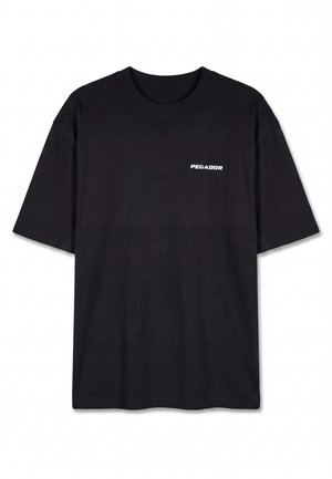 Pegador, LOGO OVERSIZED TEE - Basic póló - washed black