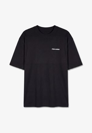 Pegador, LOGO OVERSIZED TEE - Basic póló - washed black