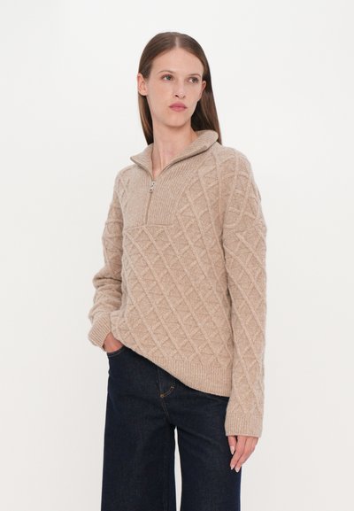 CLOSED TROYER LONGSLEEVE - Pulóver - clay beige