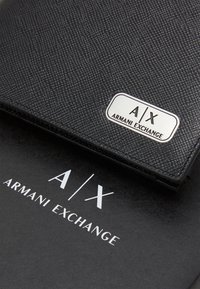 Armani Exchange MANS TRIFOLD CREDIT CARD COIN - Novčanik - nero /black