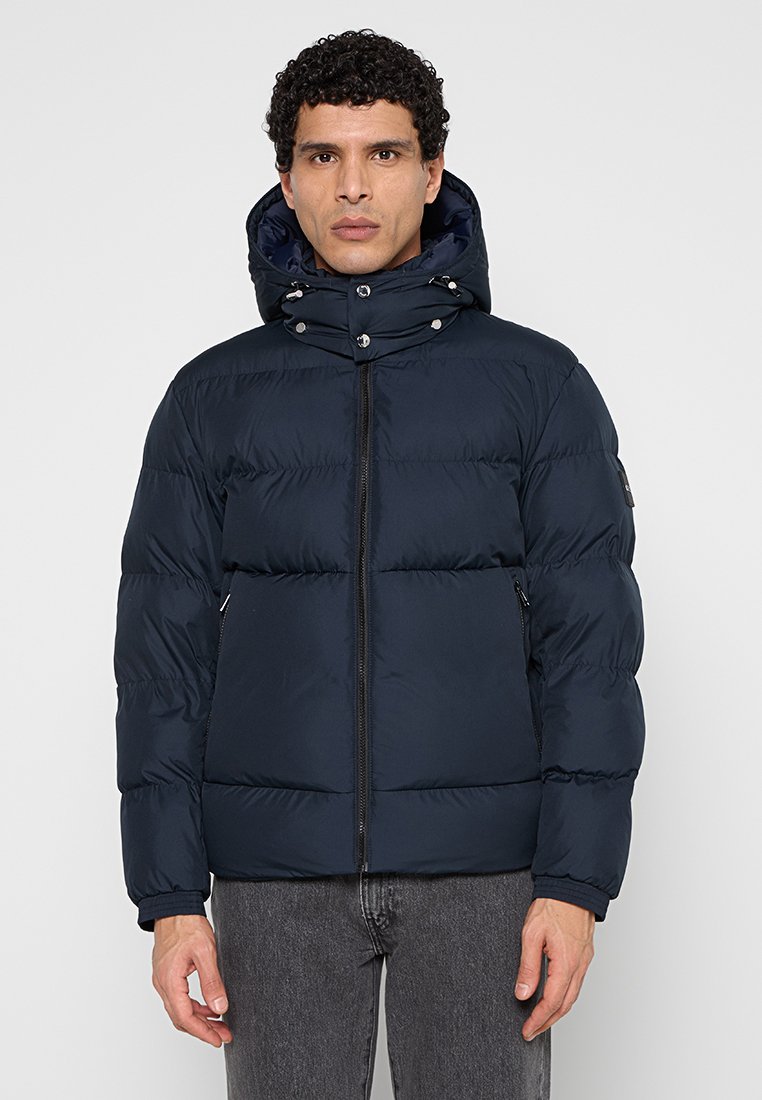 Boss Winterjas donkerblauw Boss Winterjas donkerblauw