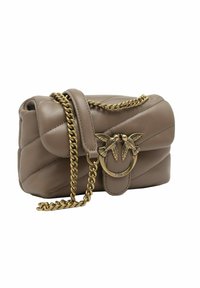 Pinko LOVE PUFF TRACOLLA MAXI TRAPUNTATURA - Borsa a tracolla - marrone