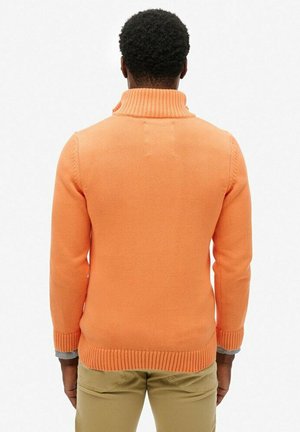 HALF ZIP  - Striktrøje - washed tangerine