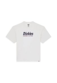 T-shirt med print - egret