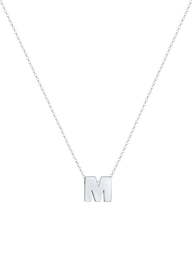 Damen Halsketten | Elli M LETTER Halskette silver-coloured/silberfarben - DJ37591 Damen Halsketten | Elli M LETTER Halskette silver-coloured/silberfarben - DJ37591