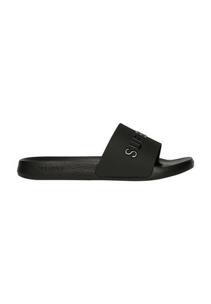 LUXE LOGO - Pool slides - black