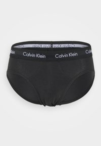 Calvin Klein Underwear HIP BRIEF 3 PACK COTTON STRETCH - Cuecas - b-rain dance/black/ivory