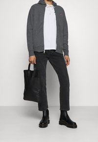 Levi's® Sudadera con cremallera - mottled dark grey