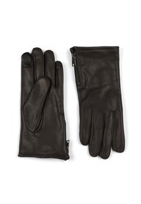 AllSaints WITH BRANDED ZIP - Handschoenen - brown