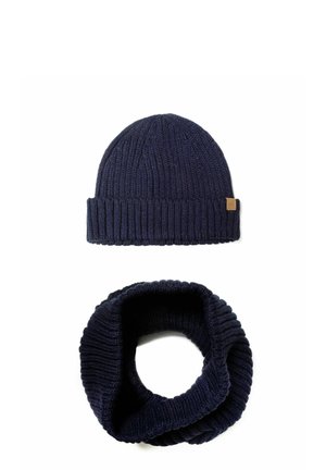 2 PIECE SET WITH SNOOD - Klobouk - navy