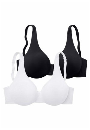 2 PACK - Underwired bra - schwarz