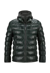 Milestone MSCALLISTO - Lederjacke - dunkelgrün