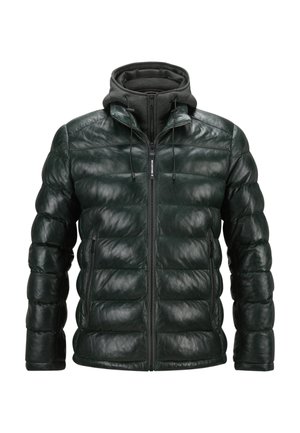 MSCALLISTO - Lederjacke - dunkelgrün