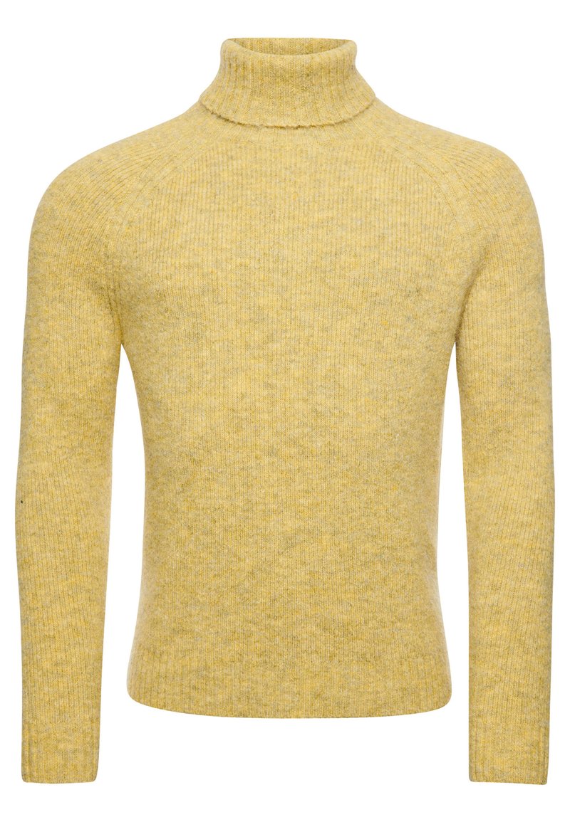 Herren Strickjacken | Superdry Strickpullover golden green marl/grün-meliert - QW37651 Herren Strickjacken | Superdry Strickpullover golden green marl/grün-meliert - QW37651