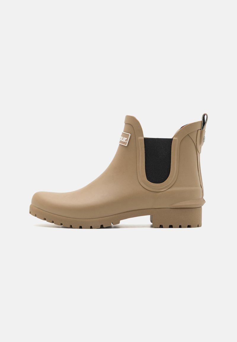 Barbour WILTON CHELSEA WELLY - Cizme din cauciuc - sandstone