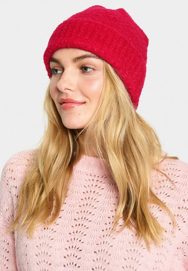 AGITA - Mütze - bright rose melange