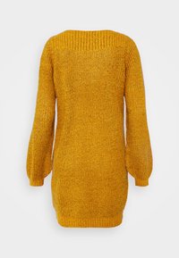 JDY JDYWHITNEY MEGAN BOAT NOOS - Vestido direito - harvest gold black ply
