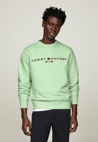 Tommy Hilfiger - LOGO - Sweater - mint gel Miniatuurafbeelding 1