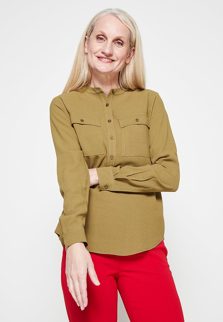 Michael Kors Blouse olijfgroen Michael Kors Blouse olijfgroen