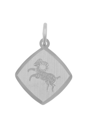 STERNZEICHEN WIDDER - Ciondolo - weissgold