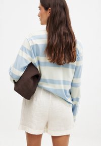 NA-KD Top s dlhým rukávom - blue white