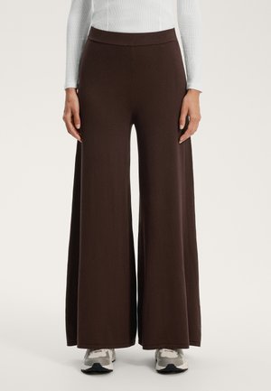 OYSHO WIDE - Housut - brown