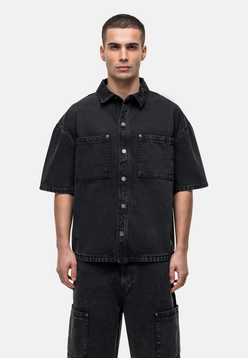 Good For Nothing - OVERBLK GDP - Giacca di jeans - black, Ingrandire