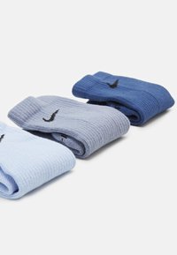 Nike Performance EVERYDAY PLUS CUSH CREW UNISEX 3 PACK - Meias desportivas - mystic navy/ashen slate/aura