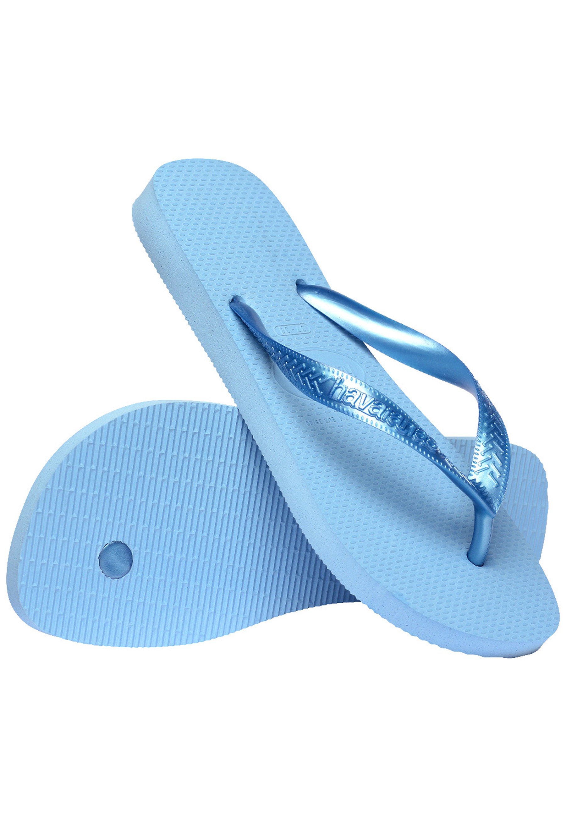 Havaianas TOP SENSES UNISEX - T-bar sandals - lavender blue/light