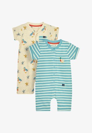 JoJo Maman Bébé 2-PACK - REGULAR FIT - Overal - natural duck stripe