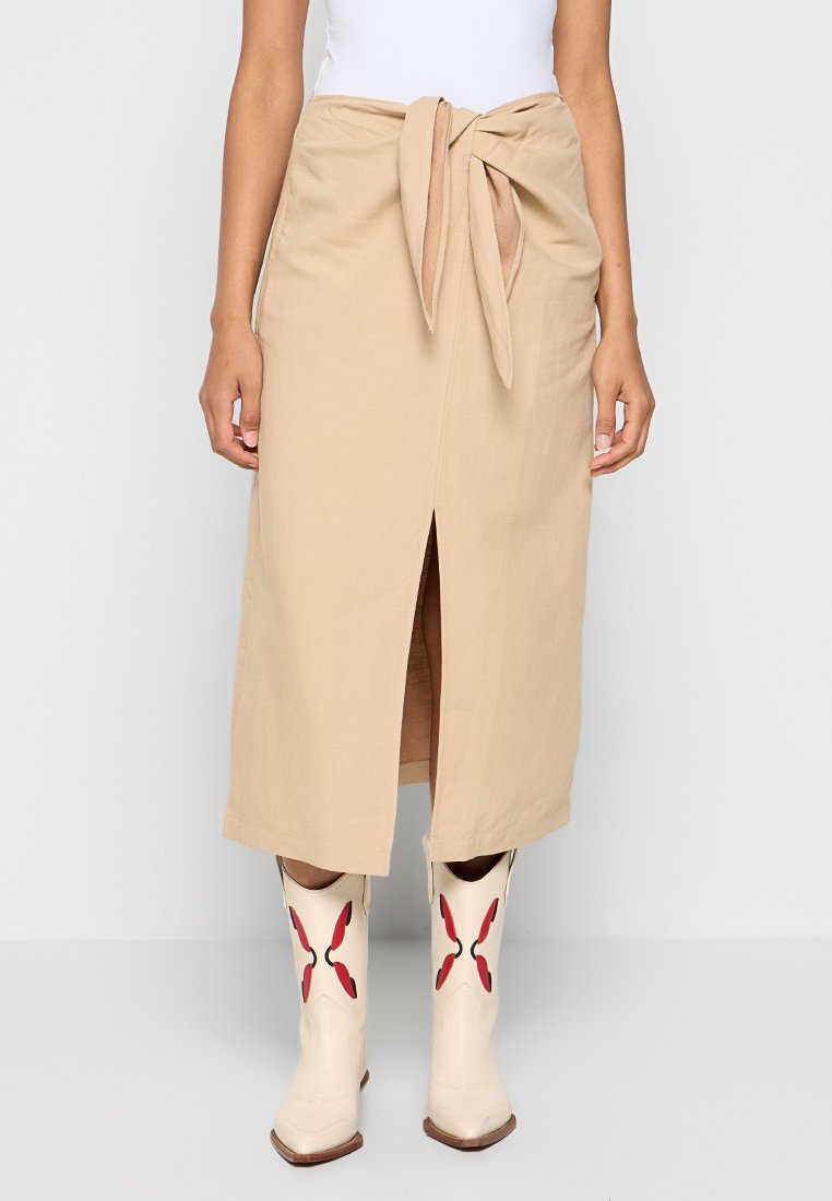 & Other Stories A-lijn rok beige & Other Stories A-lijn rok beige