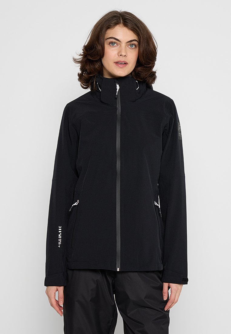 RUKKA Outdoorjas zwart