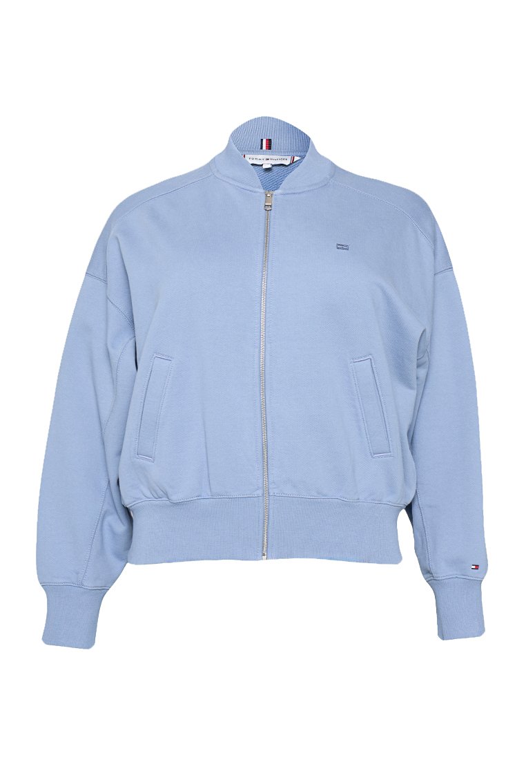 Tommy Hilfiger Sweater met rits blauw