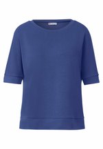 Street One Maglietta Donna Con Maniche Lunghe – Scollo A V, Polsini A Coste, Casual Chic