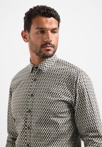 NO EXCESS PRINTED STRETCH - Overhemd - black