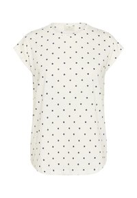 Kaffe KACLAUDI - T-shirt imprimé - chalk w midnight marine dots