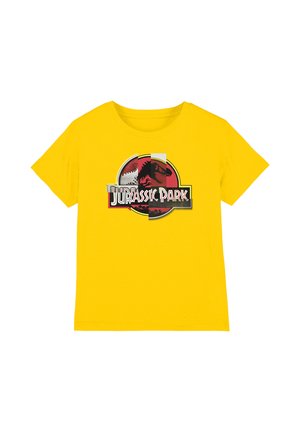 Universal Studios, JURASSIC PARK COLLAGE UNISEX - T-Shirt print - yellow