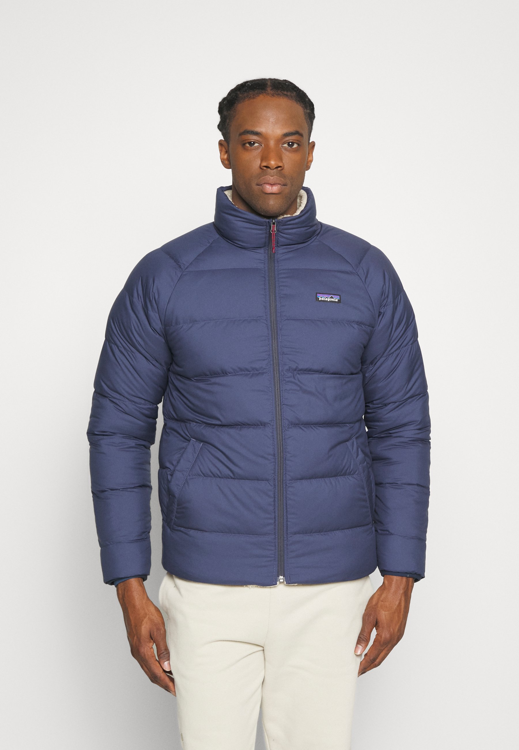 Patagonia REVERSIBLE SILENT - Down jacket - new navy/blue - Zalando.de